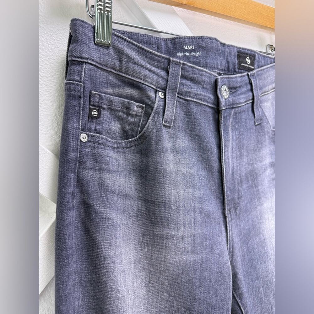 AG Adriano Goldschmied Mari High Rise Straight Jeans Size 27 - Picture 3 of 10
